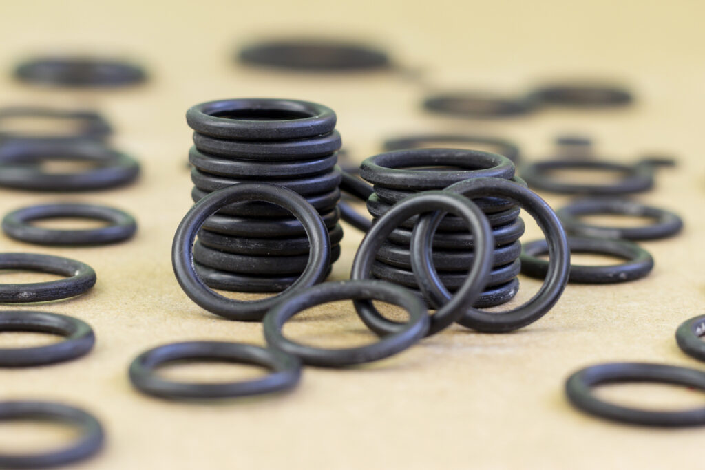 Set of o-rings for mechanical manufacturing application.