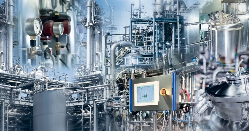 chemical manufacturing plant utilizing FKM fluoroelastomer Viton® O-rings